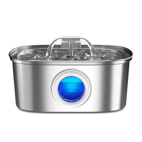 PawVortex 50 States Stainless Steel Pet Water Fountain – 3.2L Cat & Dog Fountain