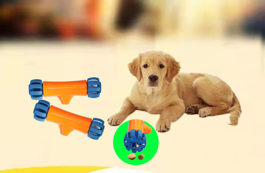 🦴 Pet Food Leaking Chew Toy – Rubber Teething Treat Dispenser | PawVortex