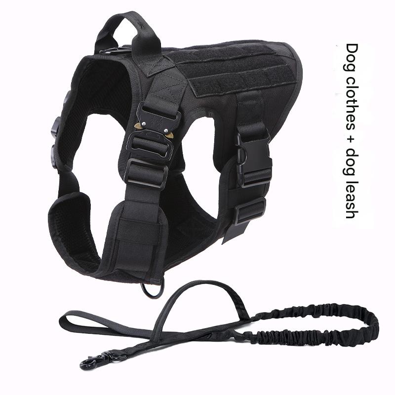 Tactical Dog Backpack – Military-Style Dog Vest with Storage | Adjustable Working Dog Harness with Chest Strap