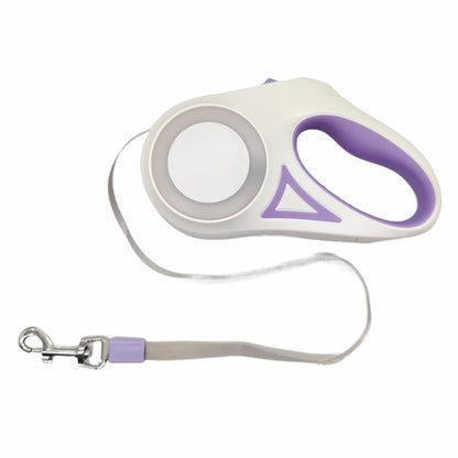 Luminous Retractable Dog Leash – 3m to 5m Night-Safe Lead