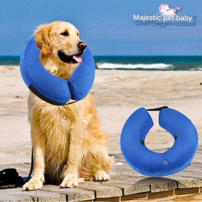 Inflatable Pet Recovery Collar – Soft Protective E-Collar