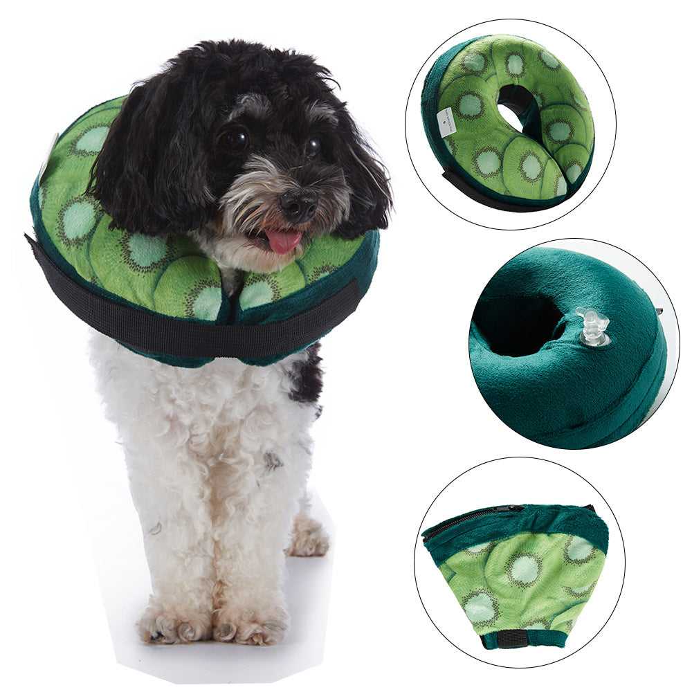 Inflatable Pet Recovery Collar – Soft Protective E-Collar