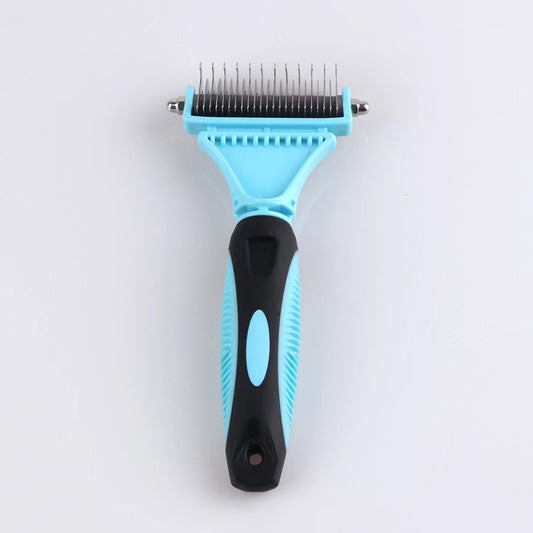 Stainless Steel Knot Comb & Rake for Dogs – Detangling Grooming Tool | PawVortex