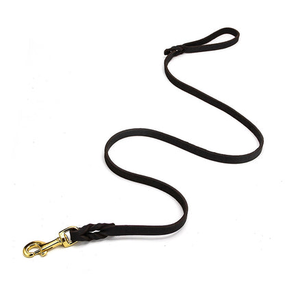 Leather Dog Leash for Large Dogs – German Shepherd & Golden Retriever
