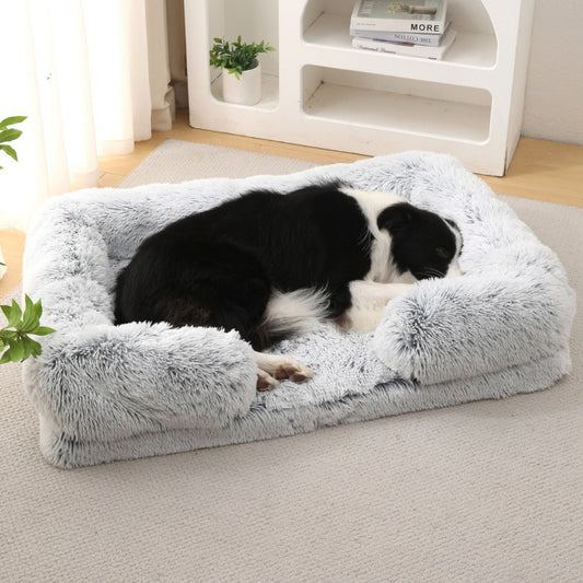 🏠 Plush Round Pet House – Winter Dog &amp; Cat Bed | Soft, Enclosed Pet House &amp; Mat for Small Pets | Wholesale Available