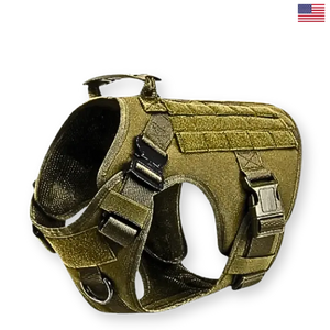 Tactical Nylon Dog Vest – Outdoor Training & Quick Release Harness