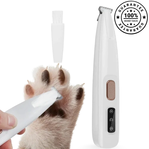 Pet Paw Trimmer – Electric Hair Clipper with LED Light