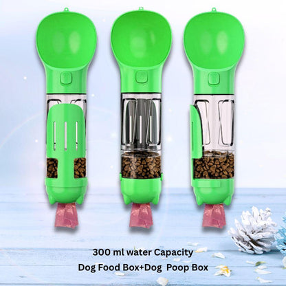 Portable Pet Water Bottle – 2-in-1 Water & Food Cup for Dogs