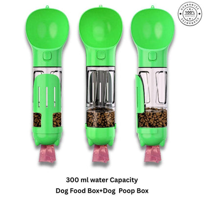 Portable Pet Water Bottle – 2-in-1 Water & Food Cup for Dogs