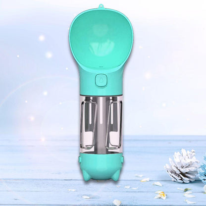 Portable Pet Water Bottle – 2-in-1 Water & Food Cup for Dogs