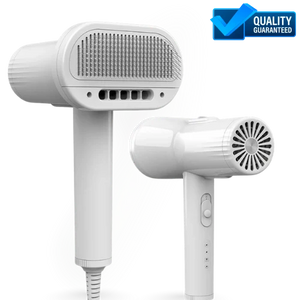 2-in-1 Pet Hair Dryer & Comb – Fast Grooming for Cats & Dogs