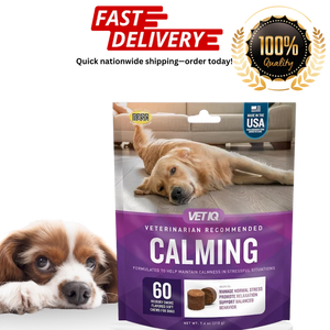 VetIQ Calming Support Chews for Dogs – 60 Soft Chews
