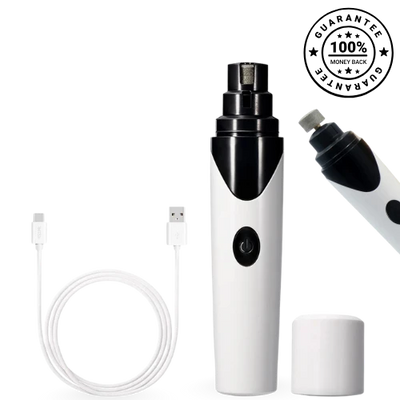 Rechargeable Electric Pet Nail Grinder – Gentle Nail Trimmer for Dogs & Cats