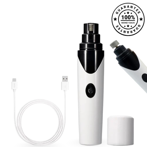 Rechargeable Electric Pet Nail Grinder – Gentle Nail Trimmer for Dogs & Cats