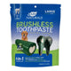 Ark Naturals Brushless Toothpaste 4-in-1 dental chews for large dogs 40-80 lbs, 18oz bag