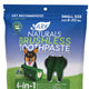 Front of Ark Naturals Brushless Toothpaste 4-in-1 dental chew bag for small dogs 8-20 lbs
