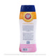 Back label of Arm & Hammer Odor Control Pet Shampoo showing directions for use and ingredients list.
