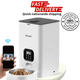 White Voluas pet feeder with smartphone app control, fast delivery and guarantee