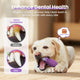 Bacon-flavored alligator dog chew toy with textured grooves to help clean teeth, remove tartar, and freshen breath.