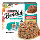 Purina Beneful IncrediBites 12-can variety pack box featuring three different protein recipes.