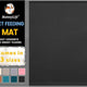 Black MateeyLife silicone pet feeding mat for dogs and cats with splash-resistant edges.