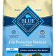 Front view of Blue Buffalo Life Protection Formula Puppy Chicken and Brown Rice Recipe 15 lb bag