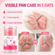 Visible cat paw pad repair and softening results from Day 1 to Day 5 using Molianji paw care.