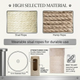 Premium sisal rope and hemp rope materials used on a 9cm diameter durable cat scratching post