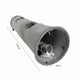 Cat tunnel toy with dimensions on a white background.