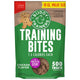  Front packaging of Cloud Star Buddy Trainers chicken flavor training bites dog treats, 10 oz value size bag.