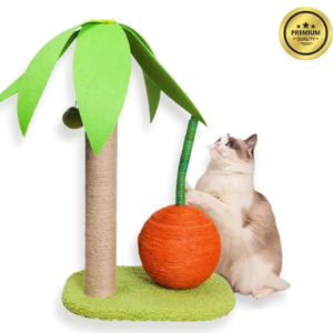 Sisal Coconut Tree Cat Toy – Scratching Post & Climbing Frame