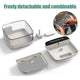 Fully detachable and combinable components of the smart pet water fountain for easy cleaning