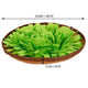 Size dimensions diagram of green dog snuffle mat showing 18.8 inches in diameter and 3.1 inches in height.