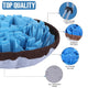 Detailed close-up showing dustproof felt cloth, adjustable drawstring toggle, and non-slip bottom design of the snuffle mat.