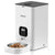 Double-meal smart automatic pet feeder dispensing dry kibble