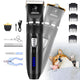 Gooad dog grooming clippers kit black — cordless rechargeable pet hair trimmer for small, medium, and large dogs
