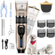 Gooad dog grooming clippers kit gold — cordless rechargeable pet hair trimmer for easy hygienic cleaning and water rinsing