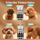 Gooad dog grooming clippers kit gold — cordless rechargeable pet hair trimmer for paws, ears, face, and sanitary trims