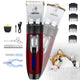 Gooad dog grooming clippers kit red — cordless rechargeable pet hair trimmer for poodles, spaniels, and long-haired cats