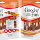 Two-pack bundle of Good 'n' Fun Triple Flavor Kabobs dog treats, 12 oz bags.