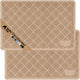 Two pack of beige Gorilla Grip cat litter trapping mats