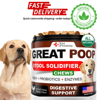 Great Poop Probiotics for Dogs   Dog Stool Softener   Fiber for Dogs
