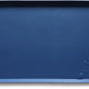Indigo Ink dark navy blue silicone pet food placemat with raised edges.