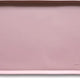 Neutral Pink pastel dusty rose silicone pet food mat with debossed branding.