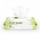 IMMHABI plant based unscented non toxic pet wipes 100 count dispenser package white background