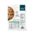 Nutritional information and daily feeding guide for JustFresh chicken recipe dog food pouches.
