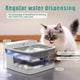 Large 3.5L automatic cat water dispenser fountain dimensions and specifications
