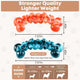 Sizing guide for large dog toys showing 7.01-inch length and weight for dogs over 60 lbs.