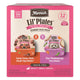 Merrick Lil Plates Dinner Duo Pack 12 cups featuring Teeny Texas-Style Steak Tips and Tiny Thanksgiving Day Dinner for adult small breed dogs.