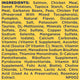 Complete ingredients list for Nature's Recipe Grain Free Salmon dog food showing real salmon as the first ingredient.